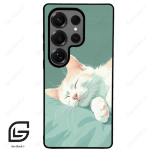 قاب گوشی سامسونگ اس 25 اولترا (Galaxy S25 Ultra ) طرح گربه کد 2403
