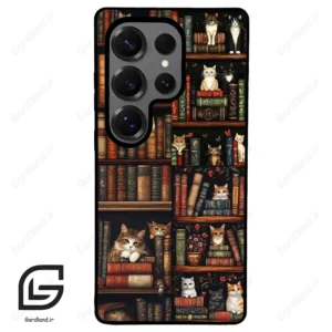 قاب گوشی سامسونگ اس 25 اولترا (Galaxy S25 Ultra ) طرح کتابخانه کد 2532
