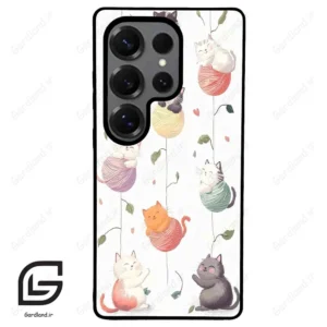 قاب گوشی سامسونگ اس 25 اولترا (Galaxy S25 Ultra ) طرح گربه کد 2633