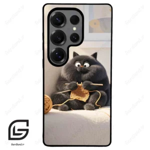 قاب گوشی سامسونگ اس 25 اولترا (Galaxy S25 Ultra ) طرح گربه کد 2639