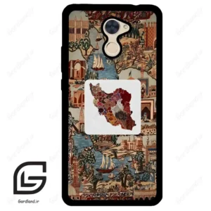 قاب گوشی هوآوی Y7 پرایم 2017 (Huawei Y7 Prime 2017 ) طرح نقشه ایران کد 2287