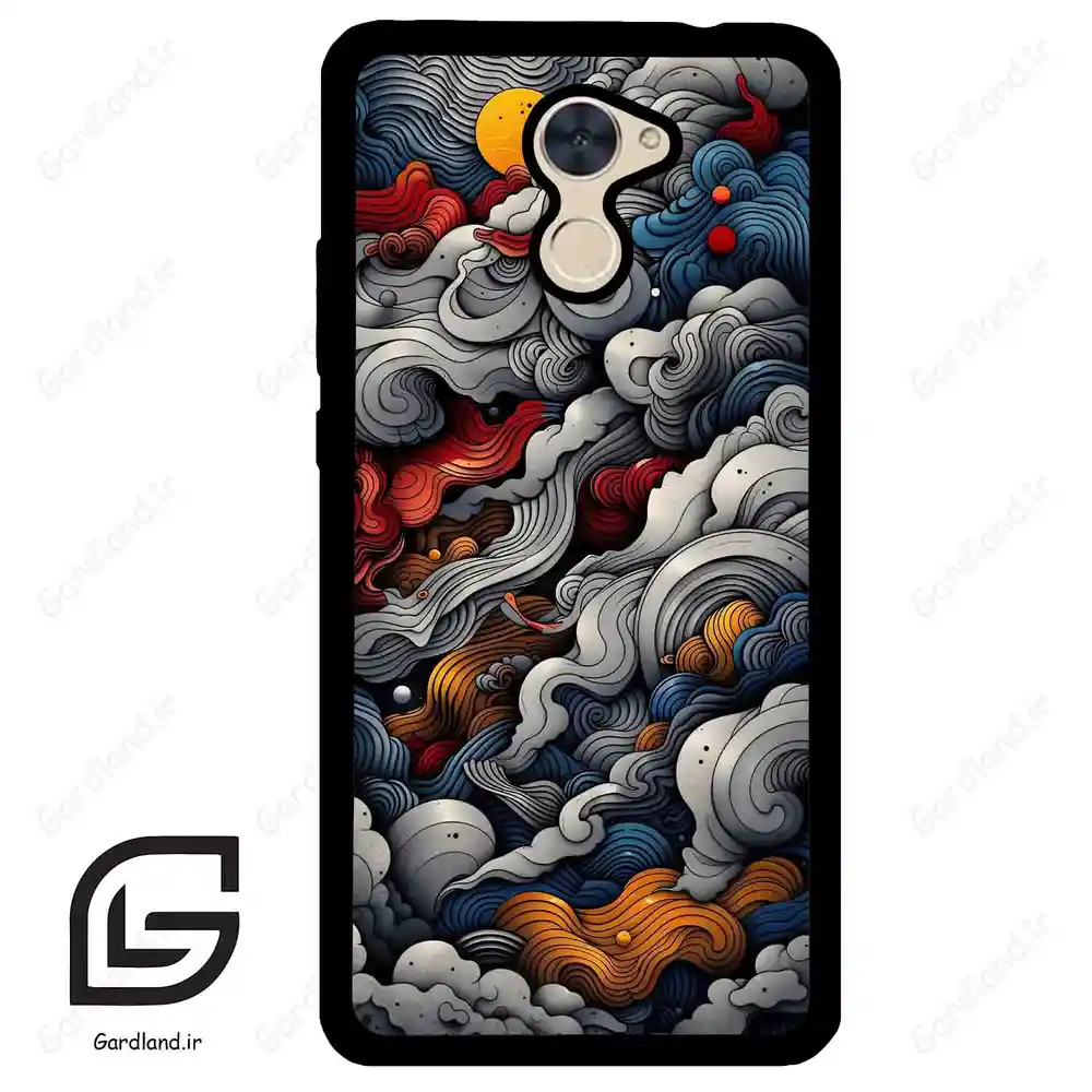 قاب گوشی هوآوی Y7 پرایم 2017 (Huawei Y7 Prime 2017 ) طرح ابرنگی کد 2448