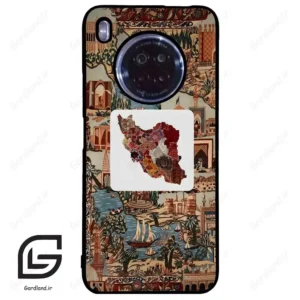 قاب گوشی هوآوی Y9A (Huawei Y9A ) طرح نقشه ایران کد 2287