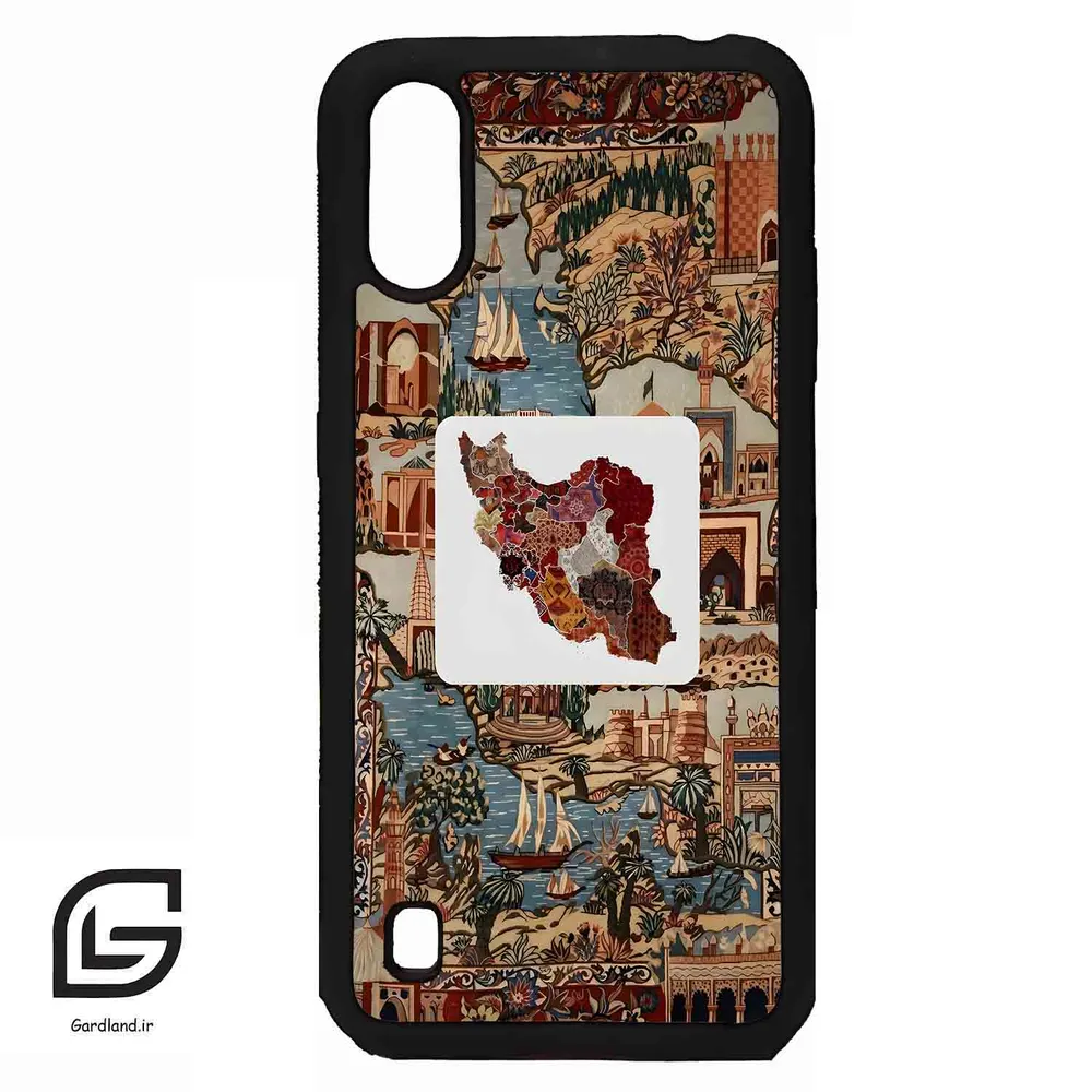 قاب گوشی سامسونگ ای 01 (Galaxy A01 ) طرح نقشه ایران کد 2287