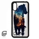 قاب گوشی سامسونگ ای 01 (Galaxy A01 ) طرح خرس کد 2449