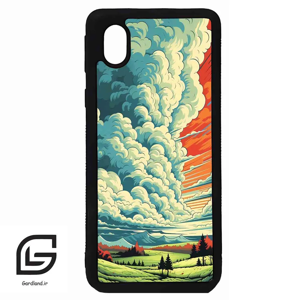 قاب گوشی سامسونگ ای 01 کور (Galaxy A01 Core ) طرح ابرنگی کد 2491