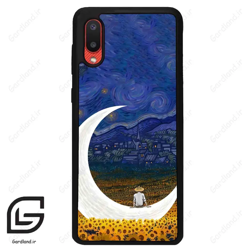 قاب گوشی سامسونگ ای 02 (Galaxy A02 ) طرح ماه کد 2125