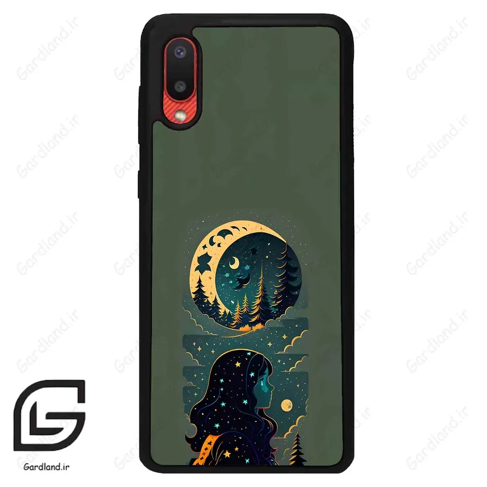قاب گوشی سامسونگ ای 02 (Galaxy A02 ) طرح ماه کد 2267