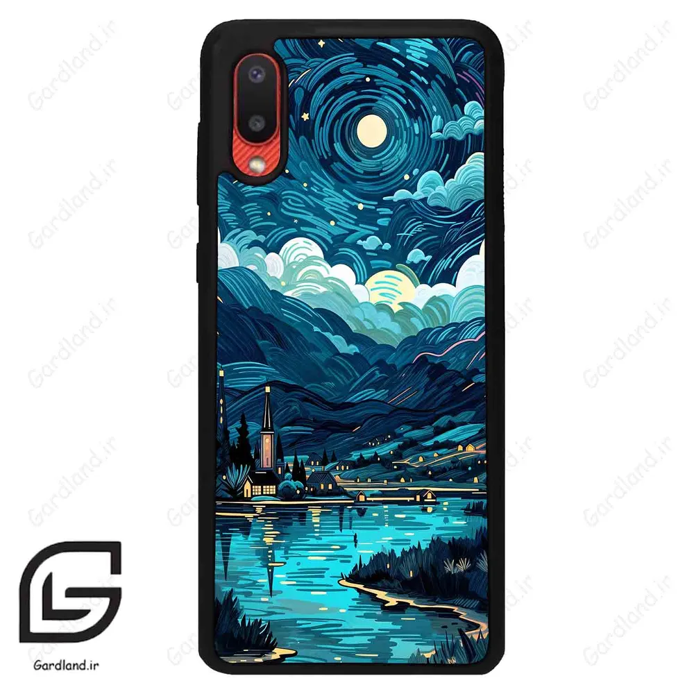 قاب گوشی سامسونگ ای 02 (Galaxy A02 ) طرح شب کد 2425