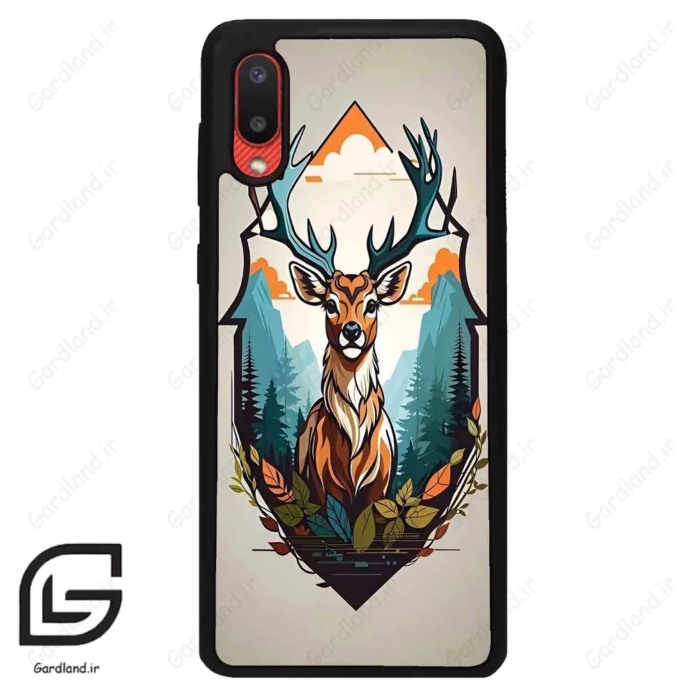 قاب گوشی سامسونگ ای 02 (Galaxy A02 ) طرح گوزن کد 2429