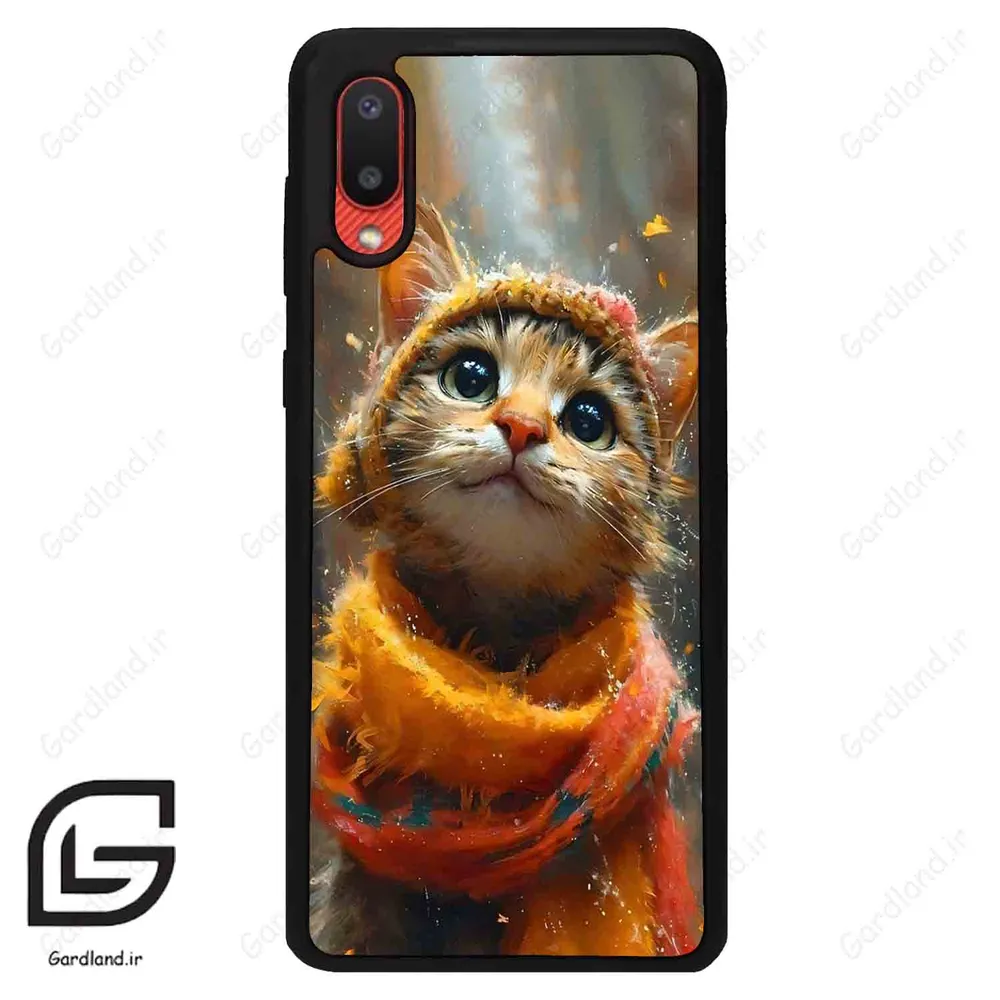 قاب گوشی سامسونگ ای 02 (Galaxy A02 ) طرح گربه کد 2440