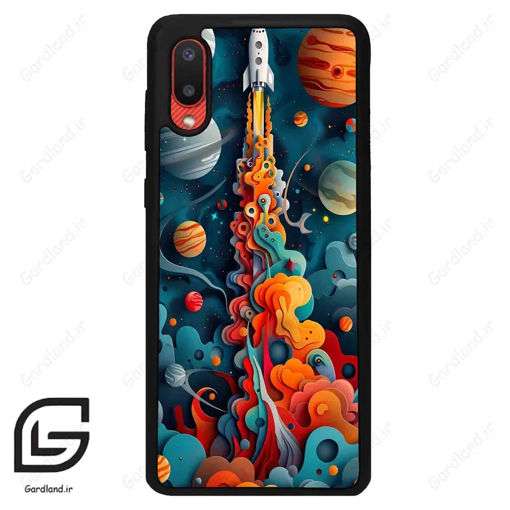 قاب گوشی سامسونگ ای 02 (Galaxy A02 ) طرح موشک کد 2470