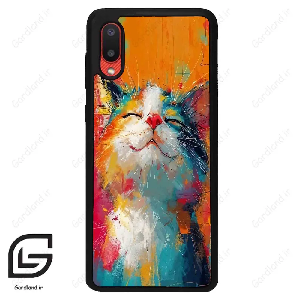 قاب گوشی سامسونگ ای 02 (Galaxy A02 ) طرح گربه کد 2489