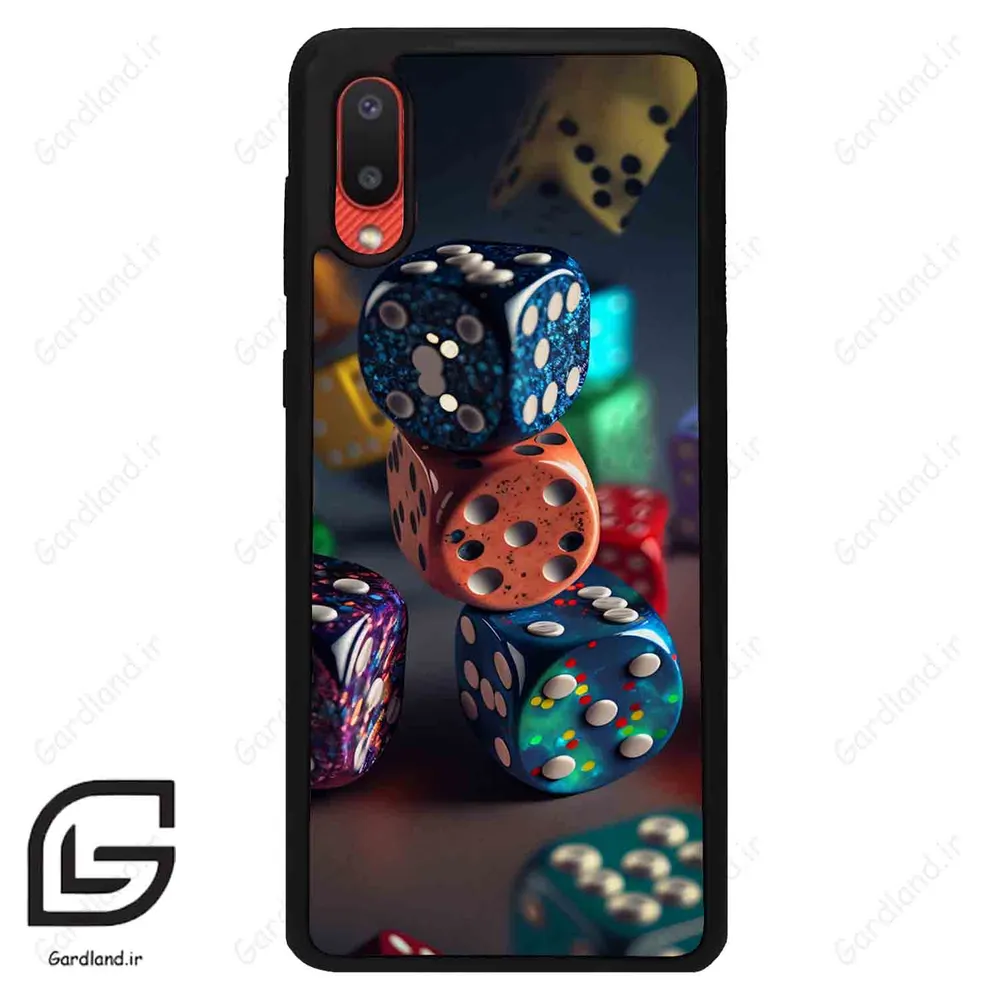قاب گوشی سامسونگ ای 02 (Galaxy A02 ) طرح تاس کد 2556