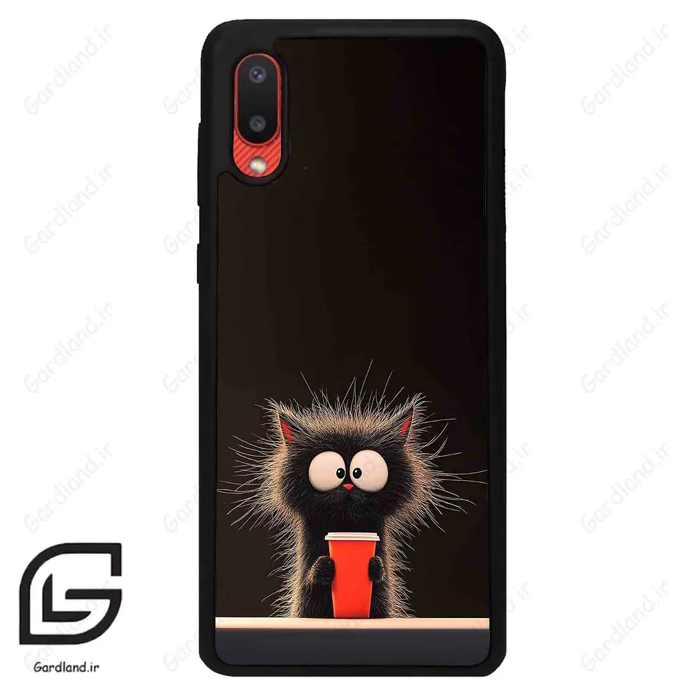 قاب گوشی سامسونگ ای 02 (Galaxy A02 ) طرح گربه کد 2580