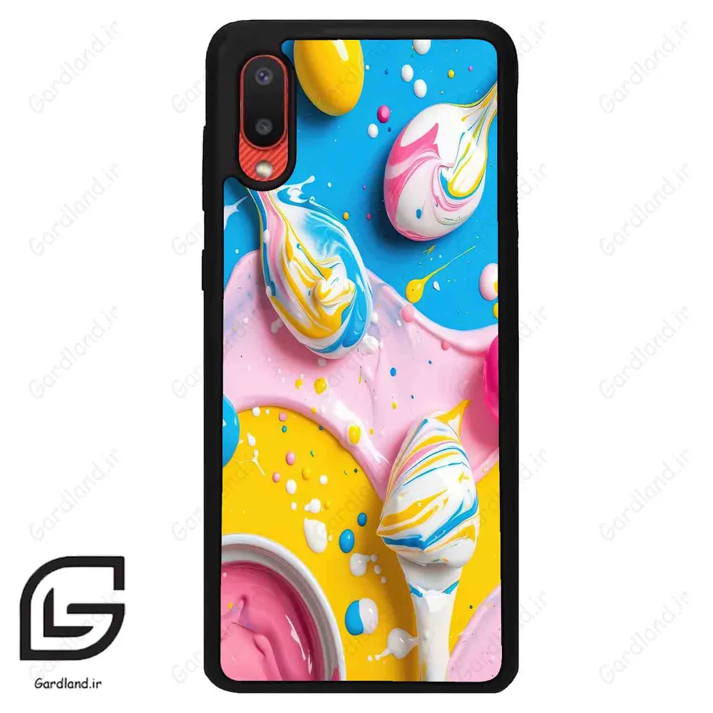 قاب گوشی سامسونگ ای 02 (Galaxy A02 ) طرح رنگارنگ کد 2793