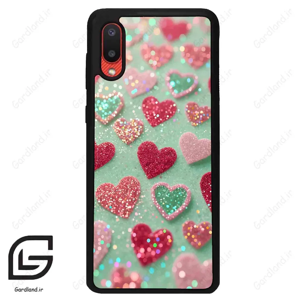 قاب گوشی سامسونگ ای 02 (Galaxy A02 ) طرح قلب کد 2812