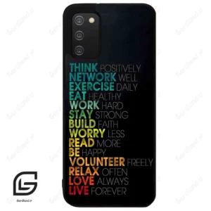 قاب گوشی سامسونگ ای 02 اس (Galaxy A02S ) طرح متن کد 2332