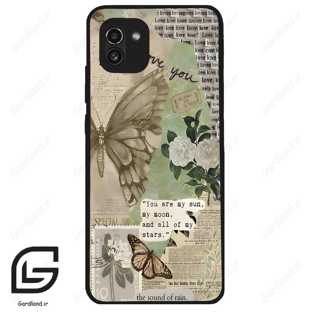 قاب گوشی سامسونگ ای 03 (Galaxy A03 ) طرح پروانه کد 2244