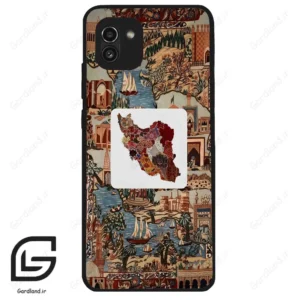 قاب گوشی سامسونگ ای 03 (Galaxy A03 ) طرح نقشه ایران کد 2287