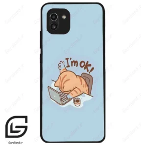 قاب گوشی سامسونگ ای 03 (Galaxy A03 ) طرح گربه کد 2297
