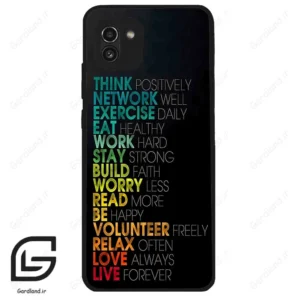قاب گوشی سامسونگ ای 03 (Galaxy A03 ) طرح متن کد 2332
