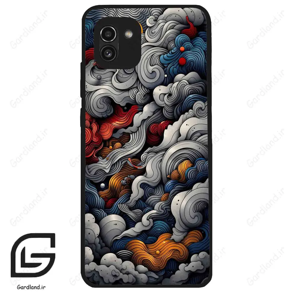 قاب گوشی سامسونگ ای 03 (Galaxy A03 ) طرح ابرنگی کد 2448