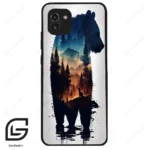 قاب گوشی سامسونگ ای 03 (Galaxy A03 ) طرح خرس کد 2449