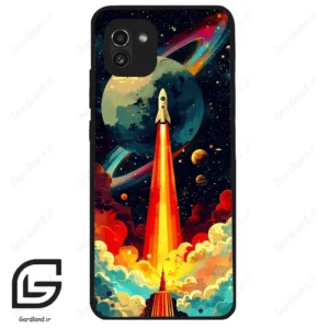 قاب گوشی سامسونگ ای 03 (Galaxy A03 ) طرح موشک کد 2463