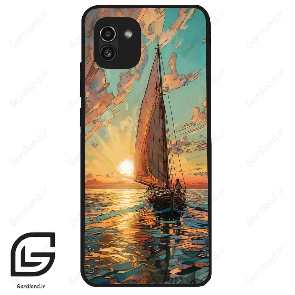 قاب گوشی سامسونگ ای 03 (Galaxy A03 ) طرح قایق کد 2485