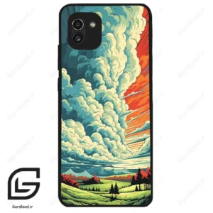 قاب گوشی سامسونگ ای 03 (Galaxy A03 ) طرح ابرنگی کد 2491