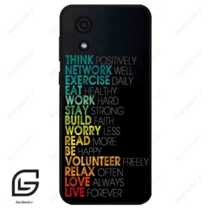 قاب گوشی سامسونگ ای 03 کور (Galaxy A03 Core ) طرح متن کد 2332