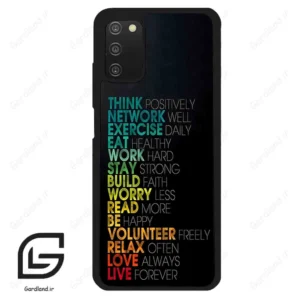 قاب گوشی سامسونگ ای 03 اس (Galaxy A03S ) طرح متن کد 2332