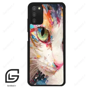 قاب گوشی سامسونگ ای 03 اس (Galaxy A03S ) طرح گربه کد 2437