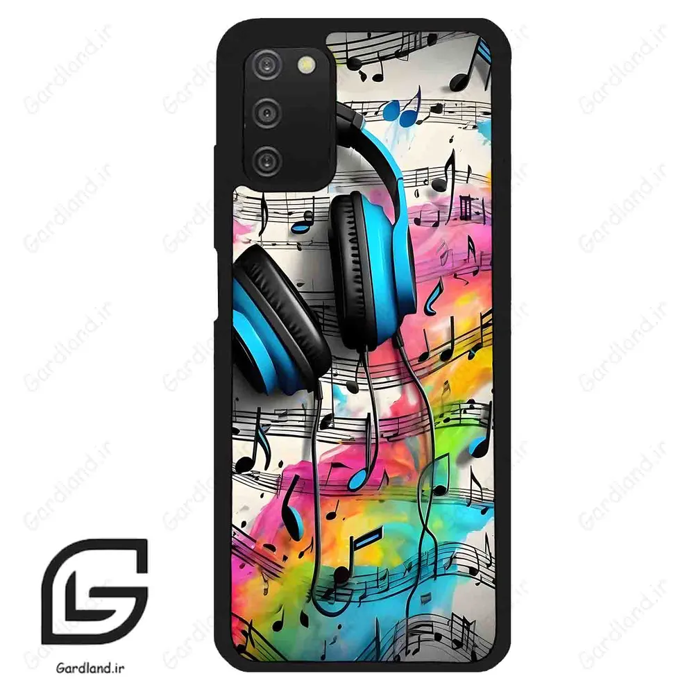 قاب گوشی سامسونگ ای 03 اس (Galaxy A03S ) طرح موسیقی کد 2482