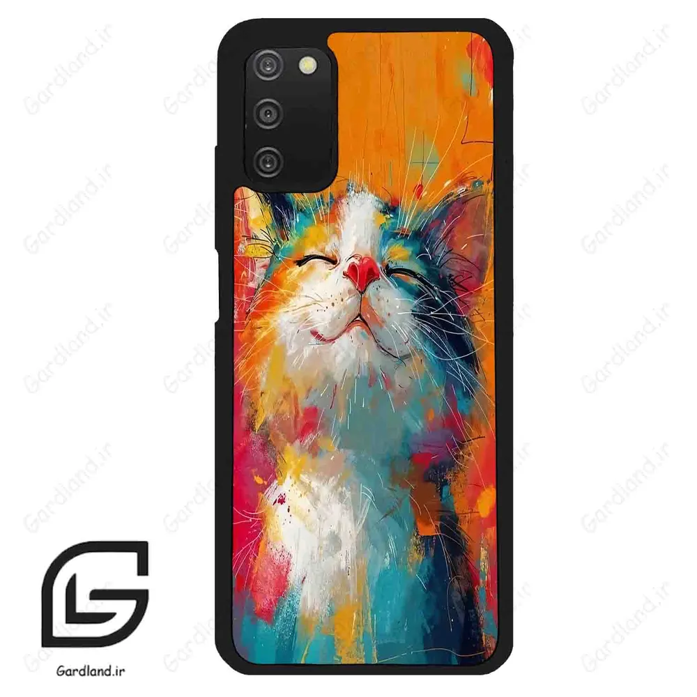 قاب گوشی سامسونگ ای 03 اس (Galaxy A03S ) طرح گربه کد 2489
