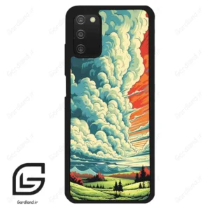 قاب گوشی سامسونگ ای 03 اس (Galaxy A03S ) طرح ابرنگی کد 2491