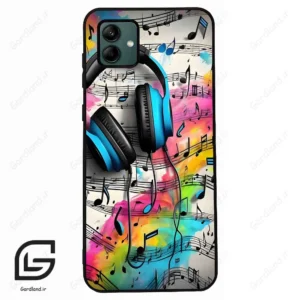 قاب گوشی سامسونگ ای 04 (Galaxy A04 ) طرح موسیقی کد 2482
