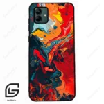 قاب گوشی سامسونگ ای 04 (Galaxy A04 ) طرح ابرنگی کد 2490
