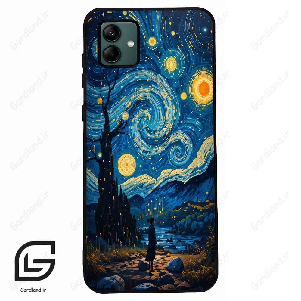 قاب گوشی سامسونگ ای 04 (Galaxy A04 ) طرح شب کد 2801