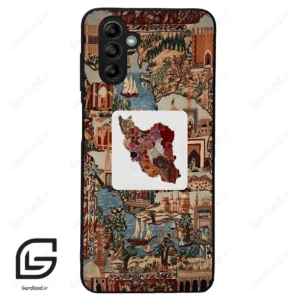 قاب گوشی سامسونگ ای 04 اس (Galaxy A04S ) طرح نقشه ایران کد 2287