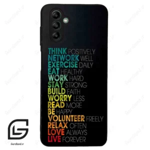 قاب گوشی سامسونگ ای 04 اس (Galaxy A04S ) طرح متن کد 2332
