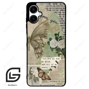 قاب گوشی سامسونگ ای 06 (Galaxy A06 ) طرح پروانه کد 2244