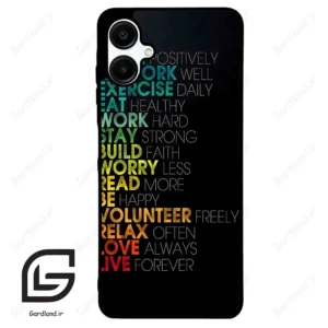 قاب گوشی سامسونگ ای 06 (Galaxy A06 ) طرح متن کد 2332