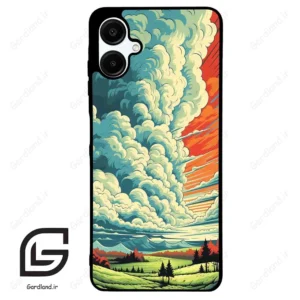 قاب گوشی سامسونگ ای 06 (Galaxy A06 ) طرح ابرنگی کد 2491