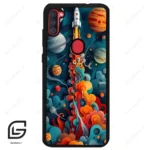 قاب گوشی سامسونگ ای 11 (Galaxy A11 ) طرح موشک کد 2470