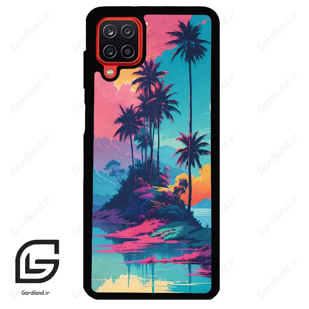 قاب گوشی سامسونگ ای 12 (Galaxy A12 ) طرح جزیره کد 2461