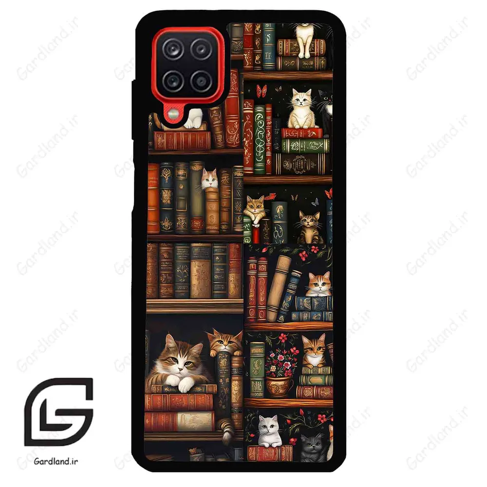 قاب گوشی سامسونگ ای 12 (Galaxy A12 ) طرح کتابخانه کد 2675