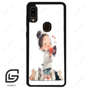 قاب گوشی سامسونگ ای 20 / ای 30 (Galaxy A20 / A30 ) طرح دخترانه کد 2027