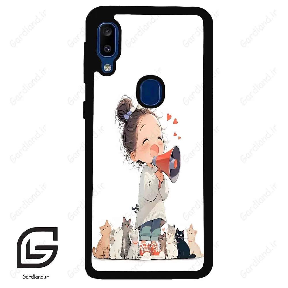 قاب گوشی سامسونگ ای 20 ای (Galaxy A20E ) طرح دخترانه کد 2027